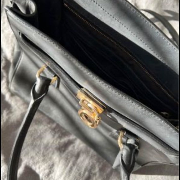 Michael Kors Black Leather Purse - Picture 2 of 4